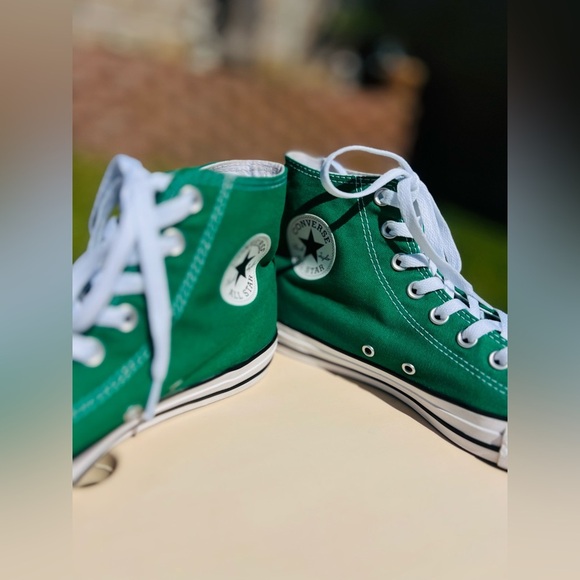 Converse Chuck Taylor All Star Hi Sneaker Amazon Green mens 8.0 women’s 10 - Picture 2 of 11